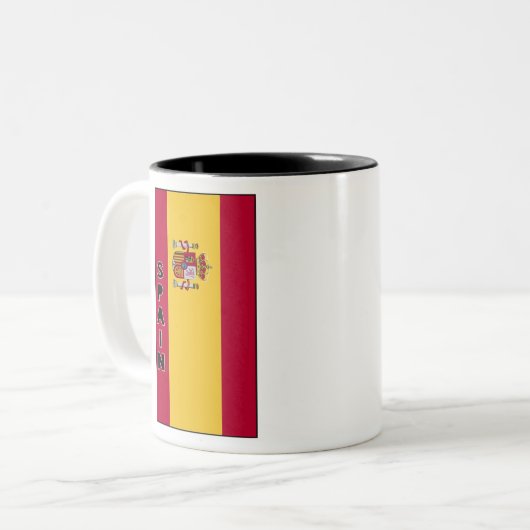 Spanien Zweifarbige Tasse (Vorderseite Links)
