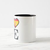 Spanien Zweifarbige Tasse (Mittel)