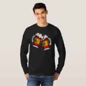 Spanienflagge Bierkrug Cooles spanisches Bier T-Shirt (Vorne ganz)