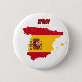Spanienflagge Button (Vorderseite)