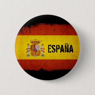 Spanienflagge Button