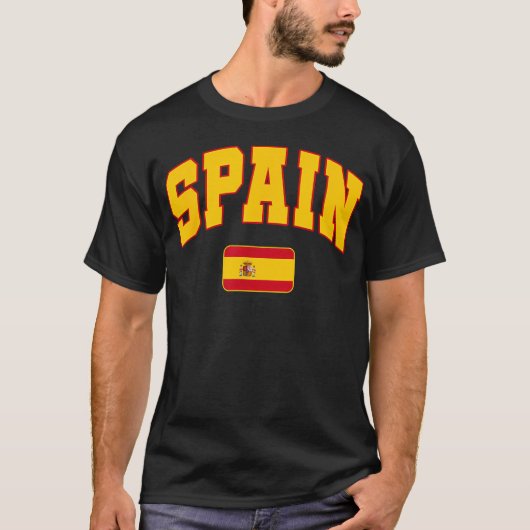Spanienflagge Espana T-Shirt (Vorderseite)