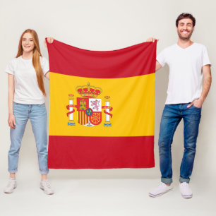 Spanienflagge Fleecedecke