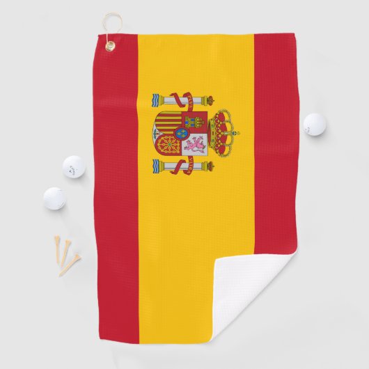 Spanienflagge Golfhandtuch (Insitu)