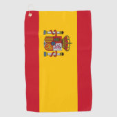 Spanienflagge Golfhandtuch (Vorderseite)