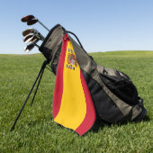 Spanienflagge Golfhandtuch (Gras)