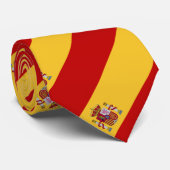 Spanienflagge Krawatte (Gerollt)