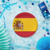 Spanienflagge Pappteller (Party)