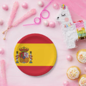 Spanienflagge Pappteller (Party)