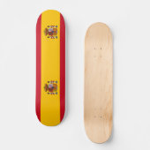 Spanienflagge Skateboard (Vorderseite)