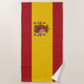 Spanienflagge Strandtuch (Vorderseite)