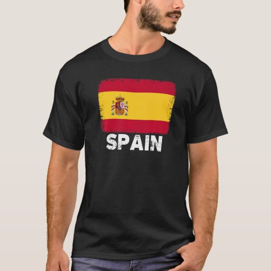 Spanienflagge Unterstützen Sie das spanische Volk T-Shirt (Vorderseite)