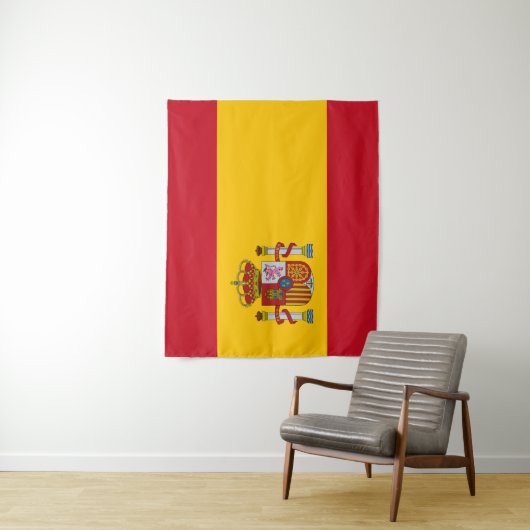 Spanienflagge Wandteppich (Beispiel)