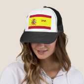 Spanienischer Flaggenhut Truckerkappe (Beispiel)