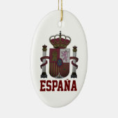 SPANIENWappen Keramik Ornament (Rechts)