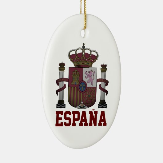 SPANIENWappen Keramik Ornament (Rechts)