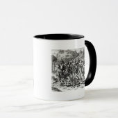 Spanier, die Geschenke vom amerikanischen Tasse (VorderseiteRechts)