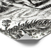 Spanier, die Geschenke von Amerikanischen Ureinwoh Poster (Ecke)