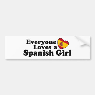 Spanierin Autoaufkleber