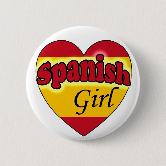 Spanierin Button (Vorderseite)