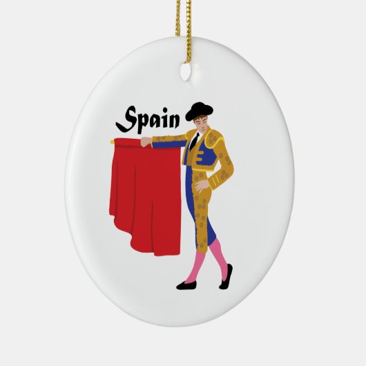 Spanierin Keramik Ornament (Rechts)