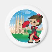 Spanierin Magnet (Vorne)