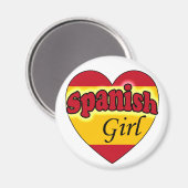 Spanierin Magnet (Vorderseite/Rückseite)
