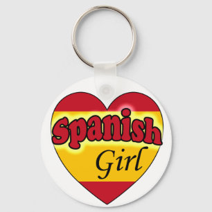 Spanierin Schlüsselanhänger