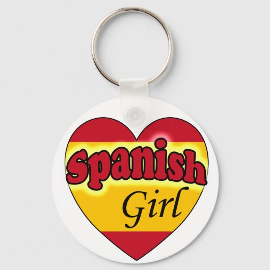 Spanierin Schlüsselanhänger (Vorderseite)