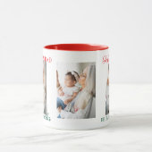 Spanisch 1. Weihnachten als Oma Custom 3 Foto Tasse (Zentrum)