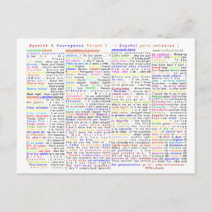 Spanisch 4 mutige Leute Postkarte