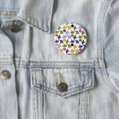 Spanisch-Alhambra-Art Fliesen-Mosaik-Muster Button (Beispiel)