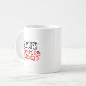 Spanisch... Alle Coolen Kinder Kaffeetasse (Vorderseite Links)