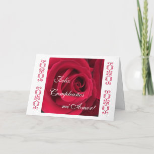 Spanisch: Alles Gute zum Geburtstagschatz! Karte