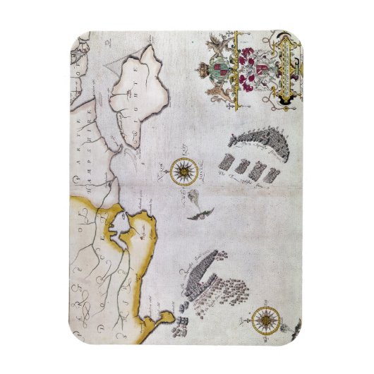 SPANISCH ARMADA, 1588 2 MAGNET (Vertikal)