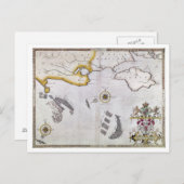 SPANISCH ARMADA, 1588 2 POSTKARTE (Vorne/Hinten)