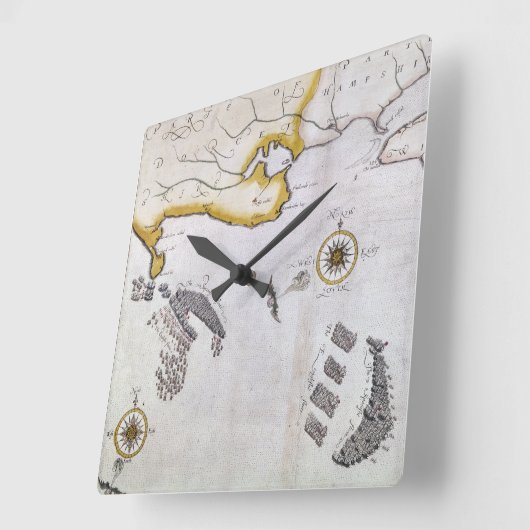 SPANISCH ARMADA, 1588 2 QUADRATISCHE WANDUHR (Winkel)