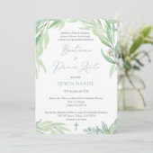 Spanisch Bautizo Boy Taufe und erster Geburtstag Einladung (Stehend Vorderseite)