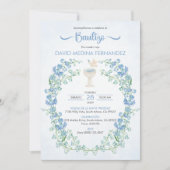 Spanisch Bautizo Einladung Niedlich Chalice Taufe (Vorderseite)