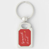 Spanisch bei Herz Keyring, Spanien Schlüsselanhänger (Vorderseite)