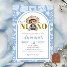 Spanisch Blau Arch Cielito Lindo Es Nino Baby-Part