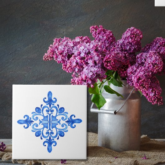 Spanisch Blau und Weiß Portugiesisch Azulejo Kitch Fliese