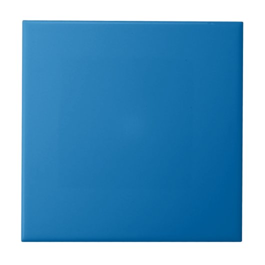 Spanisch Blue Solid Color Tile Fliese (Vorderseite)