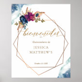 Spanisch, Celestis Quinceañera Begrüßungszeichen Poster (Vorne)