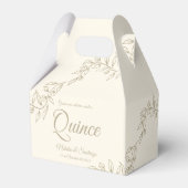 Spanisch Champagne Twins Quince Botanicals Geschenkschachtel (Rückseite)