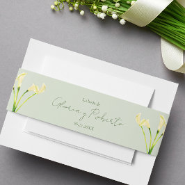 Spanisch, Cinta Sobre Invitación Boda, Hochzeit Einladungsbanderole