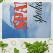 Spanisch, das hier gesprochen wird handtuch (Gefaltet)