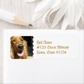 Spanisch Dog Mailing Label (Insitu)