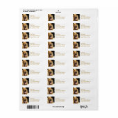 Spanisch Dog Mailing Label (Vorne)