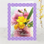 Spanisch: Durchmesser de Las Madres LG Karte (Gelbe Blume)